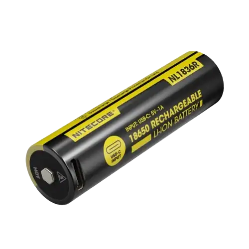 Zaklampwinkel jouw partner in professionele verlichting 9 Nitecore nl1836r usb c oplaadbare 18650 batterij zaklampwinkel