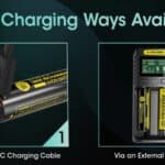 Nitecore NL1836R batterij oplaadbaar met USB-C en lader