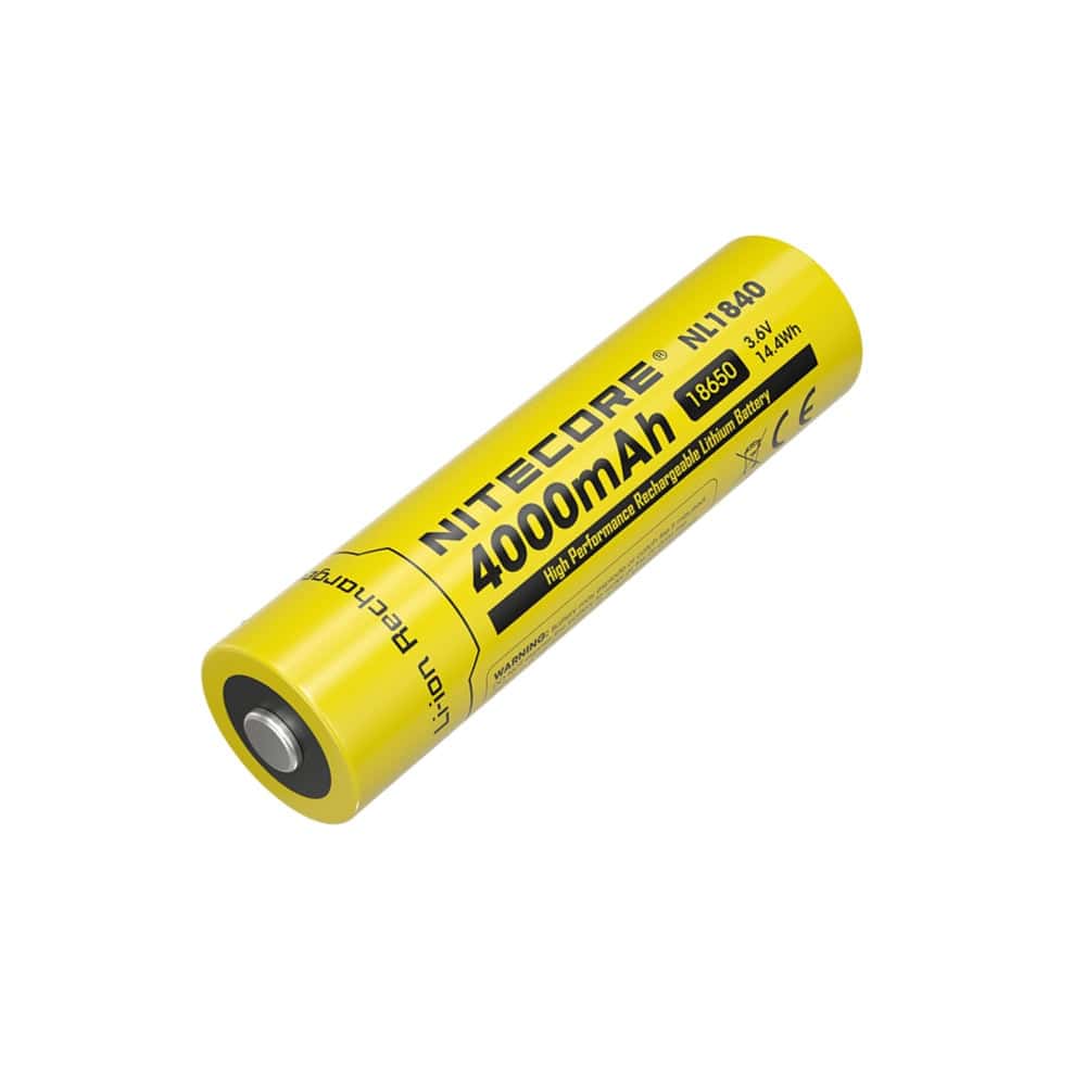 Nitecore nl1840 batterij overzicht
