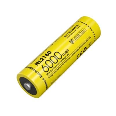 Nitecore NL2160 Batterij Overzicht