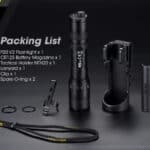 Nitecore P20 V2 tactische lamp pakket met tactische holster NTH20