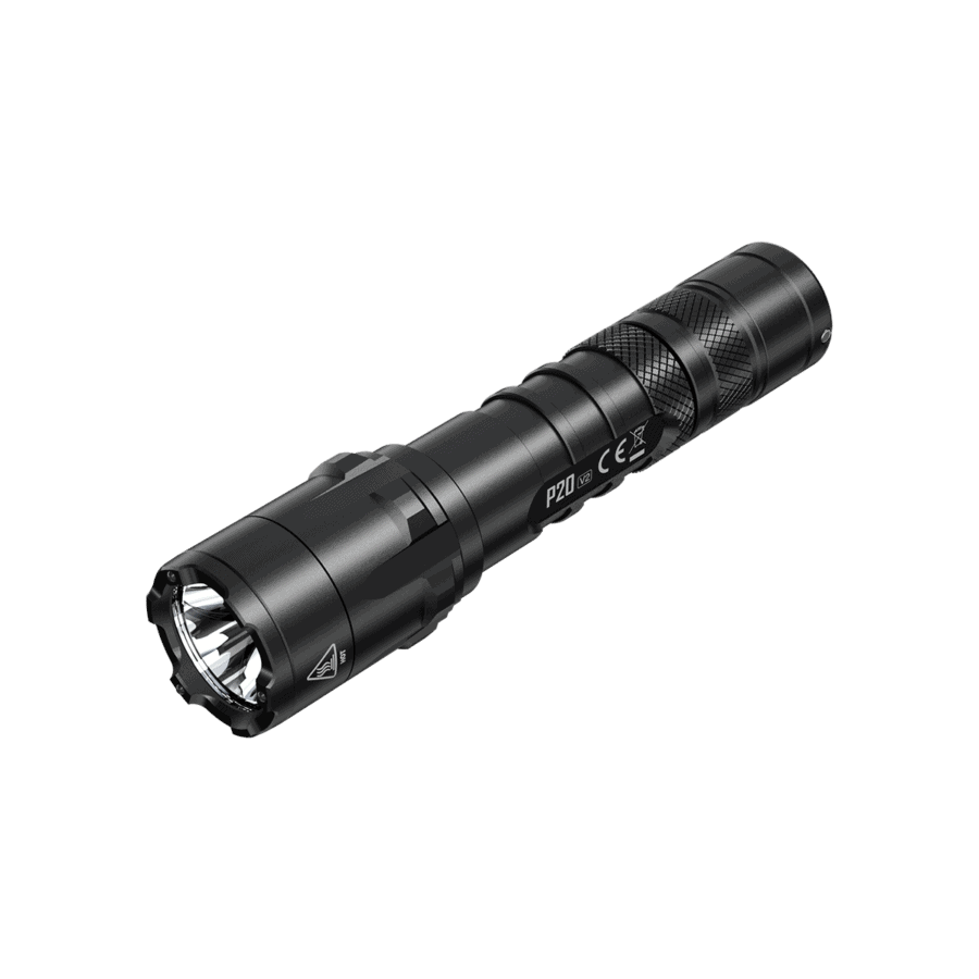 Nitecore P20 V2 tactische zaklamp voor wetshandhaving, zelfverdediging en zoekoperaties