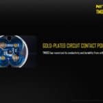 Nitecore TM06S met geplatineerd gouden contactpunten