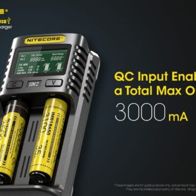 Nitecore UM2 qc input max output 3000mA
