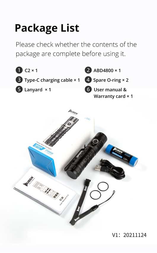Wuben C2 Accessoires