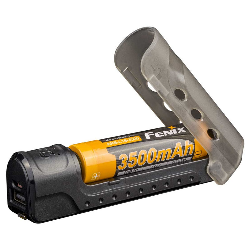 Fenix ARE-X11 lader + 18650 3500mAh accu 1