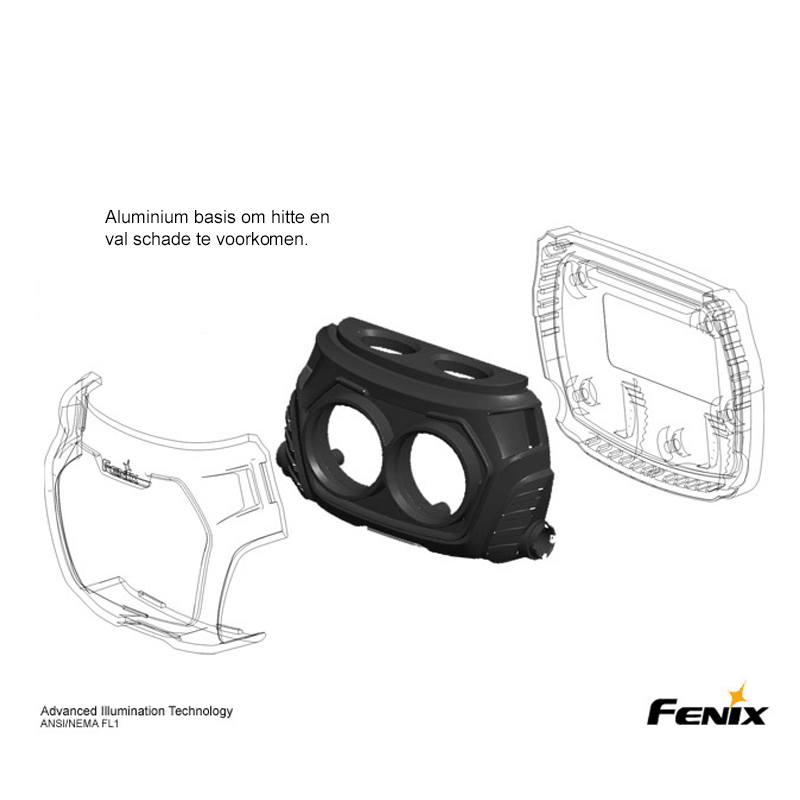 Fenix HP40 H LED jachthoofdlamp 2