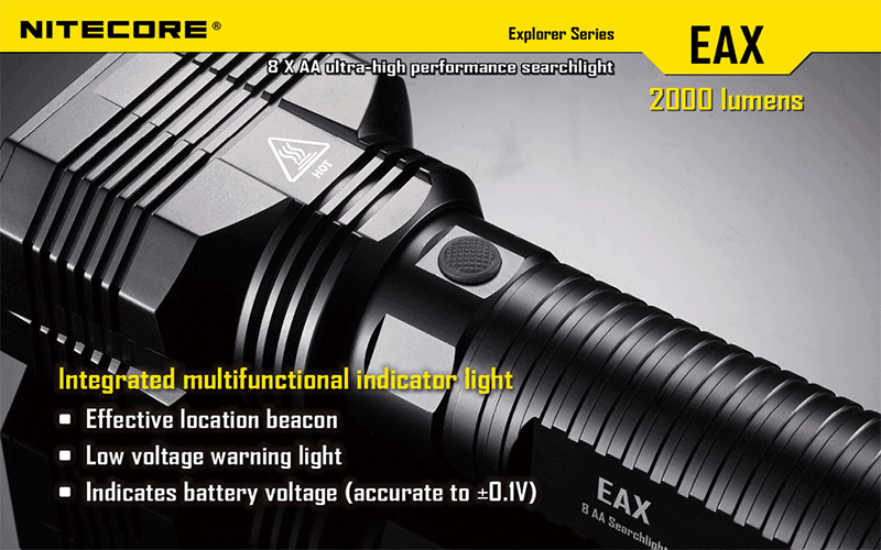 Nitecore EAX Hammer LED zaklamp 2