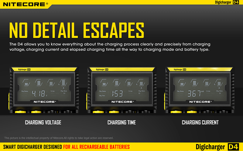 Nitecore D4 Lader (Digicharger) 5