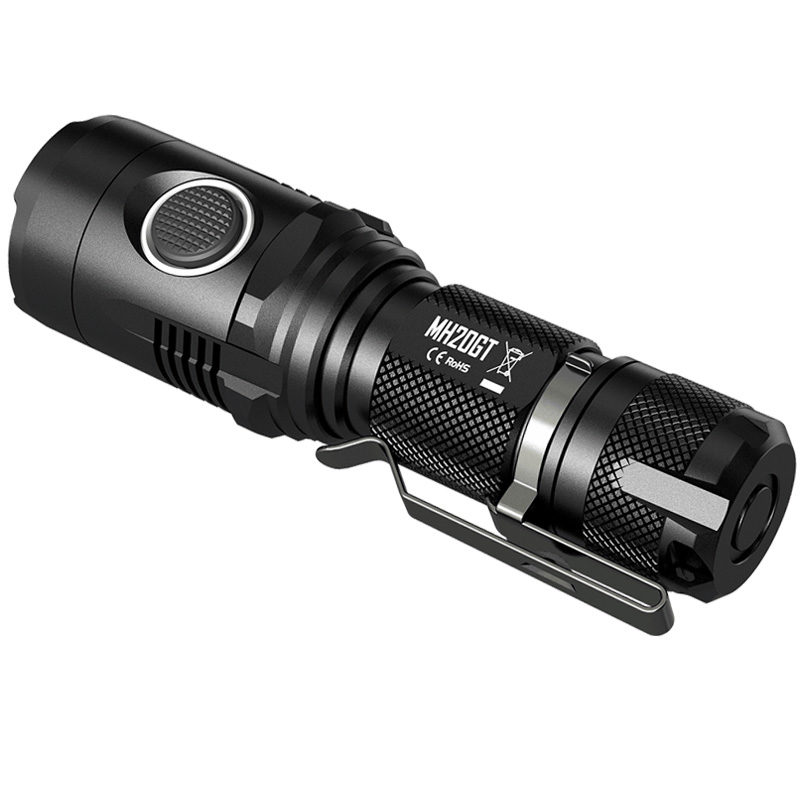 Nitecore MH20GT Oplaadbare LED Zaklamp + gratis accu 1