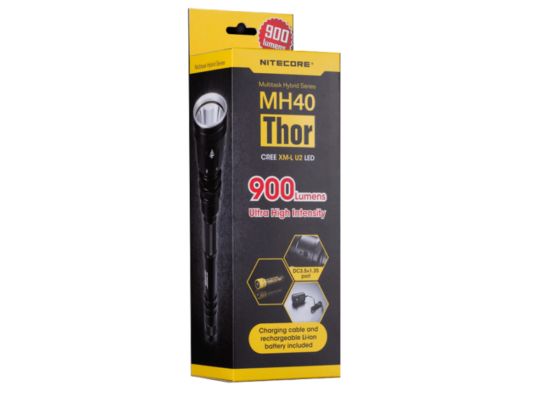 Nitecore MH40 oplaadbare LED zaklamp 2